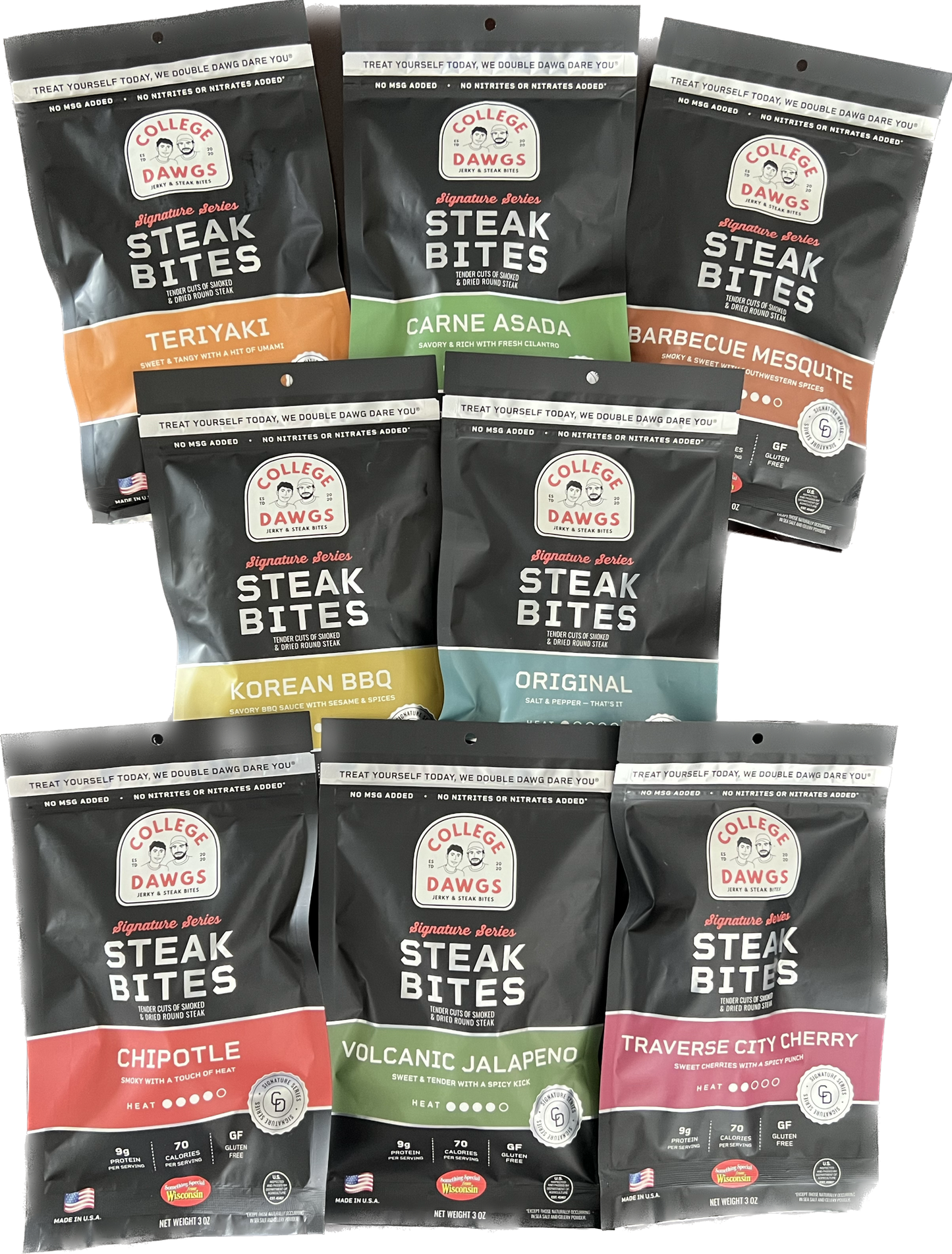 The Ultimate Steak Bites Variety Pack - 8 Bags
